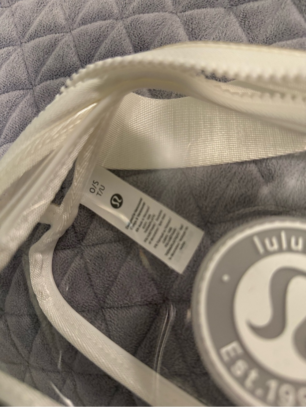 lululemon athletica Clear Crossbody Bag with White Trim - Picture 5 of 7